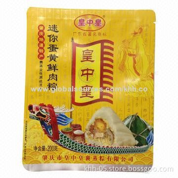 Zipper Aluminum Foil Bag for Food, Made of OPP/VM-PET/PE